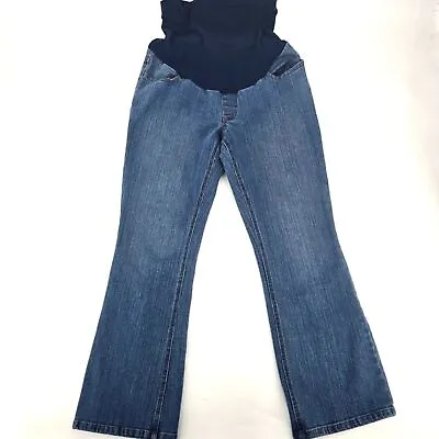 Motherhood Full Panel Maternity Straight Jeans Size Small Petite • $16