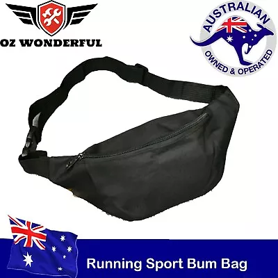 $7.99 • Buy Running Sport Bum Bag Fanny Pack Travel Waist Money Belt Zip Hiking Pouch Wallet