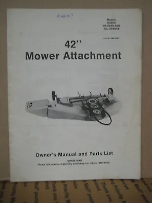 Gilson Montgomery Ward 42  Mower Attachment  63622 95-2642-A08 GIL-33481A • $19.95