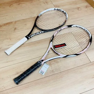 2 Racquet!!  Wilson K FACTOR & Head SPEED MP TOUR SERIES Tennis Racquets- Grip 4 • $185.99