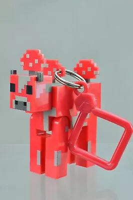 Minecraft Hangers Series 2 Red Mooshroom Mushroom Cow Keychain Jinx Mojang 2  • $9.89
