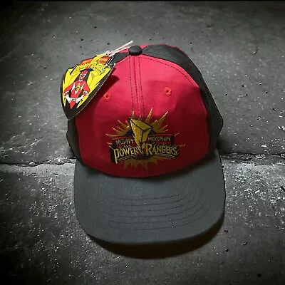 Vintage Mighty Morphin Power Rangers Hat Snapback Cap 1994 Youth • $21.99