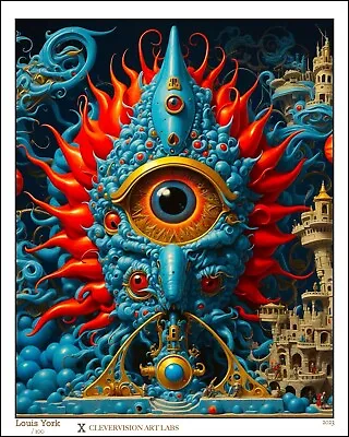 LOUIS YORK CleverVision Art Labs IMPERIAL OCULUS Print Mark Ryden Naoto Hattori • $29.99