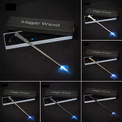 Harry Potter LED Light-up Magic Wand Hermione Dumbledore Cosplay Toy Gift Props- • $20.42