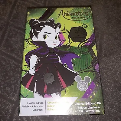 New 2019 Disney D23 Expo Animators Collection Maleficent Light Up Ornament LE504 • $100