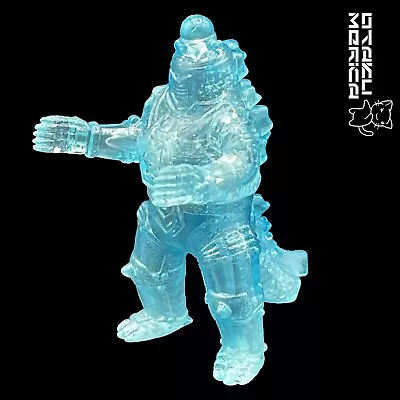 Marusan 2021 Margacha MechaGodzilla 1975 (Blue Clear) Kaiju Sofubi Figure 2.5in • $39.99