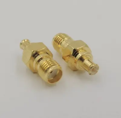£3.60 • Buy 1 X MCX Male To SMA Female Straight Adapter RF Coaxial Connector Antenna