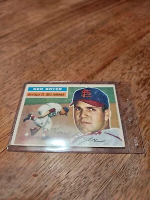 1956 Topps Baseball Ken Boyer #14 • $4