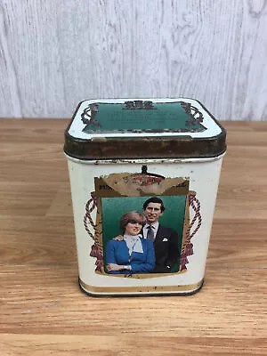 Prince Charles & Lady Diana Spencer Wedding Tin Tea Caddy  • £10.99