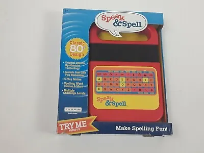 Speak And Spell Electronic Game Classic 80s Design Handheld Toy New Read • $17.99