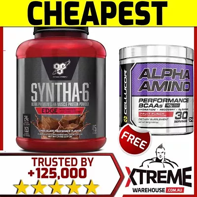 Bsn Syntha 6 Edge 4lb Choc // Premium Whey Protein Powder Lean Muscle Growth & • $109.95