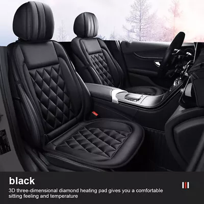 Luxury Heated Car Seat Cushion Heater 30℃-55℃ Universal 12V For Cold Winter • $13.89