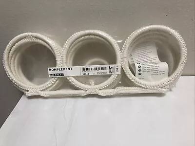 $19.99 • Buy IKEA Komplement 603.872.11 Multi-Use Hanger White Scarf Tie Belt Organizer (18)