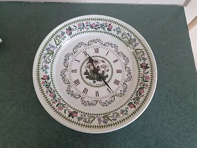 £14.99 • Buy Portmeirion Botanic Garden Daisy 10inch Working Ceramic Battery Operated Clock 