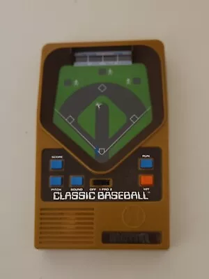 Mattel Classic Electronic Baseball Handheld 2001 Portable Game Works Vintage • $19.99