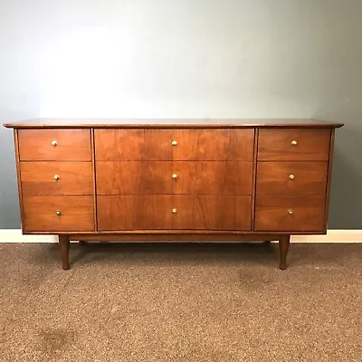 Vintage Mid Century 9 Drawer Long Dresser / Credenza • $1200