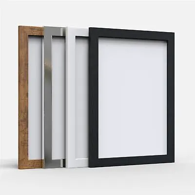 A1 A2 A3 A4 A5 Picture Photo Frame Maxi Poster Frame Black White Rustic Chrome • £7.49