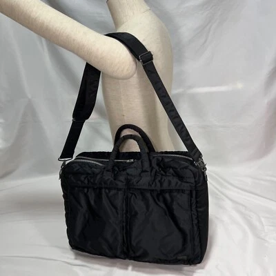 $170 • Buy Porter Yoshida & Co Tanker  2WAY OVERNIGHT BRIEFCASE  Black Traveling, Business