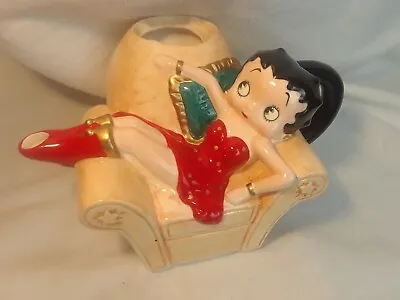 Betty Boop Pitcher Teapot Vandor Lounging In Chair With Pillow Legs Up C7 • $13.54