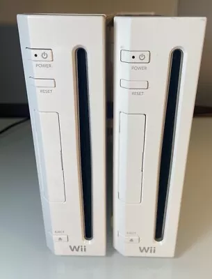 Lot Of 2 Nintendo Wii Consoles RVL-001 For Parts Or Repair Only • $18