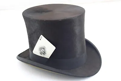 Borsalino Vintage Top Hat Size 5 Original Hat In Box Quality Antique Tophat • $425.49