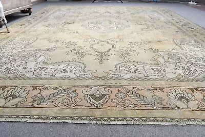 Home Decor  Rug Vintage Rug Kitchen Rug Turkish Rug 9x12.8 Ft Oversize Rugs • $786.24