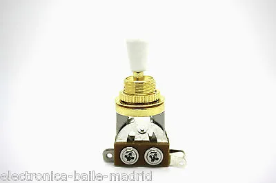 3 Way Gold Toggle Switch White Pickup Selector For Gibson Epiphone Sg Les Paul • $16.60