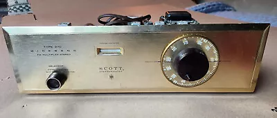 H H Scott Model 370 Vintage Tube Wideband FM Multiplex Stereo Tuner • $127