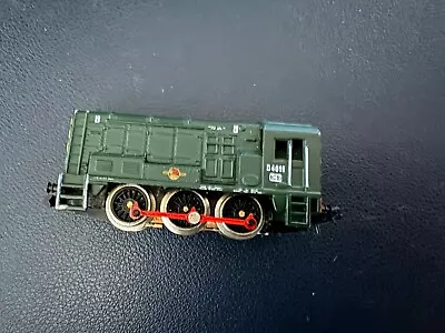 N Gauge Graham Farish Class 08 BR Green Diesal Shunter - DC (Boxed) • £35