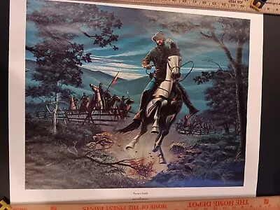 Turner Ashby  Civil War Print By James Thomas Neumann • $39