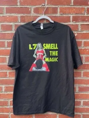 L7 Band Smell The Magic Black Short Sleeve Cotton T-shirt Unisex S-5XL • $18.97