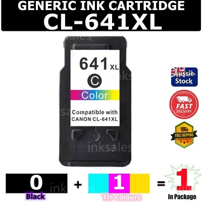 1x Generic CL-641XL COLOURS ONLY Ink For Canon TS5160 MG2160 3560 3660 MX376 456 • $32.24