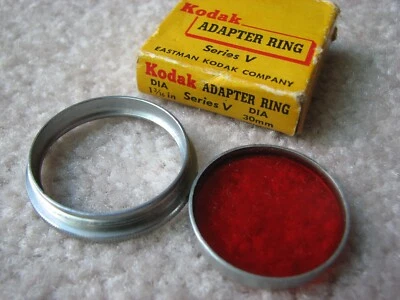 $6.99 • Buy Kodak Series V Adapter W/Wratten Red Filter 30mm