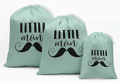 Darling Souvenir Blue Mustache & Little Man Baby Shower Party Supplies-z3F • $38.60