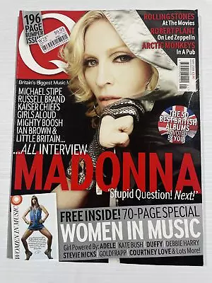 Q Magazine Madonna May 2008 The UK'S Biggest Music Magazine • $30