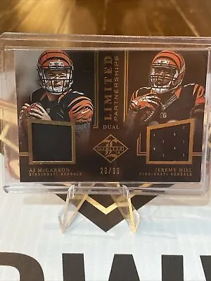 2014 Limited Partnership AJ McCARRON & JEREMY HILL #LP2-C1 /99 RC DUAL JERSEY • $1.99