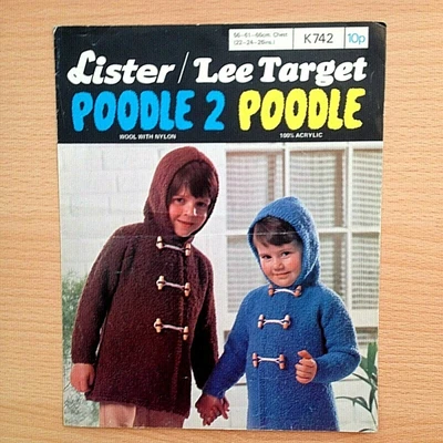 £3 • Buy Dk Boucle Knitting Pattern Toddlers Childrens Duffle Coats To Fit Chest 22-26 