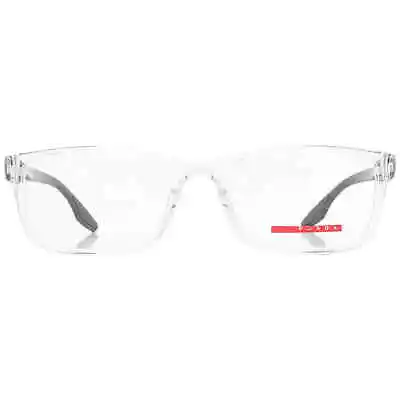 Prada Linea Rossa Demo Rectangular Men's Eyeglasses PS 09OV 2AZ1O1 53 • $169.39