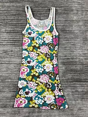 Mossimo Supply Top Womens Small Multicolor Floral Tank Shirt Casual Sleeveless • $7.99