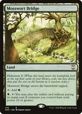 Mosswort Bridge MTG Commander Streets Of New Capenna Rare NM X4 - Magic Card • $2.24