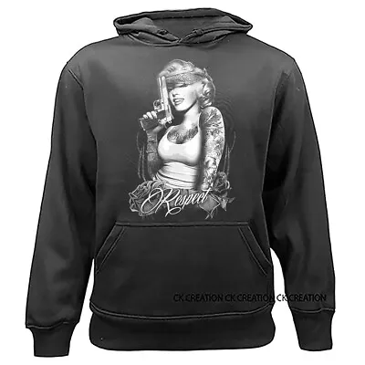 Monroe Respect Casual Graphic Pullover Hoodie • $31.68