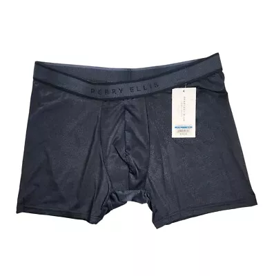 Perry Ellis Portfolio Luxe Boxer Brief Micro Fiber Stretch Black Size XL • $15.99