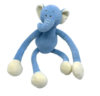 MiYim Storybook Blue Plush Organic Elephant Pull Through Legs • $14.99