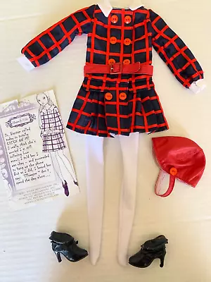 Ellowyne Wilde Imagination Tonner Check On Me Dress Belt Hat Tights Poem • $55