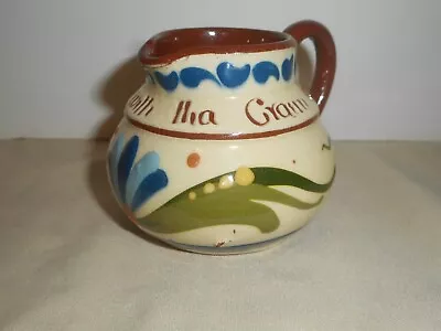 Antique TORQUAY Pottery Creamer LONGPARK England Motto Ware Easy With The Cream • $22.50