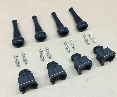 Bosch EV1 Style Fuel Injector Connector W/Terminals And Boots (4 Cyl Pack) • $22