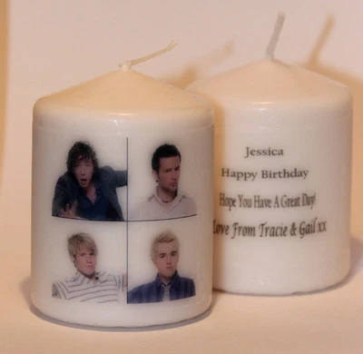 £8.99 • Buy Cellini Candles  McFly Photo Image Personalised Candle Gift Unique  Occasion #1