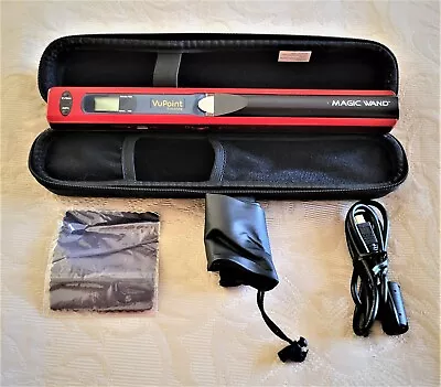 Handheld Scanner - VuPoint Magic Wand PDS-ST415-VP + Case Cables MicroSD Card • $24.95