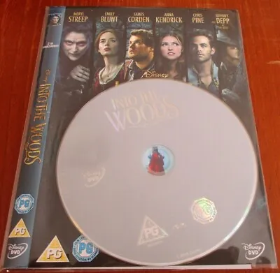 Into The Woods Dvd R2 Meryl Streepemily Bluntjohnny Depp Artwork & Dvd Only • £2