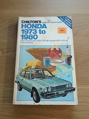 Chilton Repair Manual #6980 - Honda 1973 To 1988 - Accord Civic CRX Prelude • $8